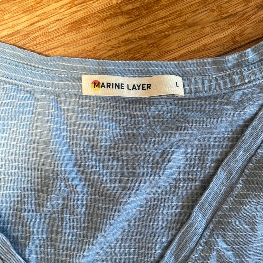 Marine Layer striped vneck